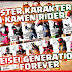 20 Poster Karakter Film Kamen Rider Heisei Generations FOREVER