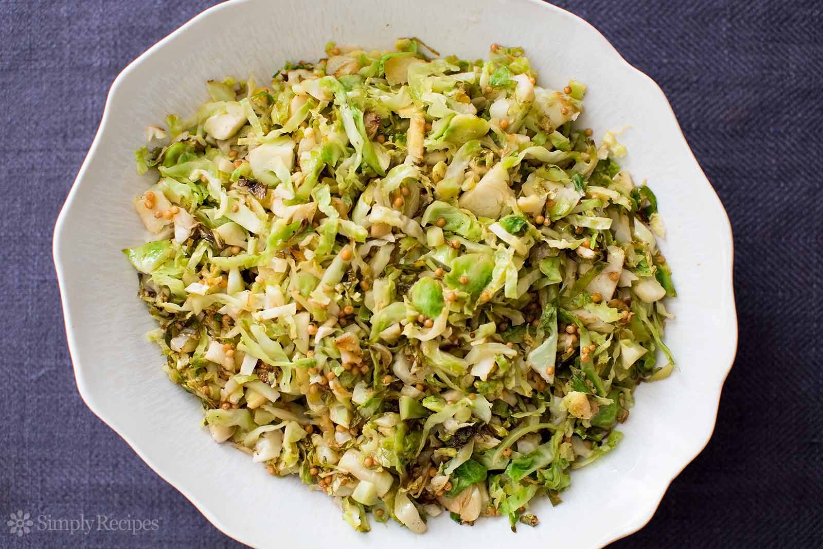 Shaved Brussels Sprouts with Lemon International Cuisine Recipes