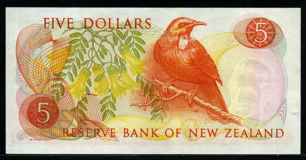 New Zealand Banknotes 5 Dollars Note Queen Elizabeth II Coins And new-zealand-dollar-currency-flags-of-countries