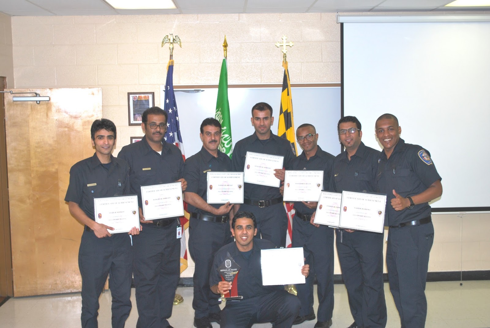 PGFD Hosts Saudi Arabia Aramco Firefighters