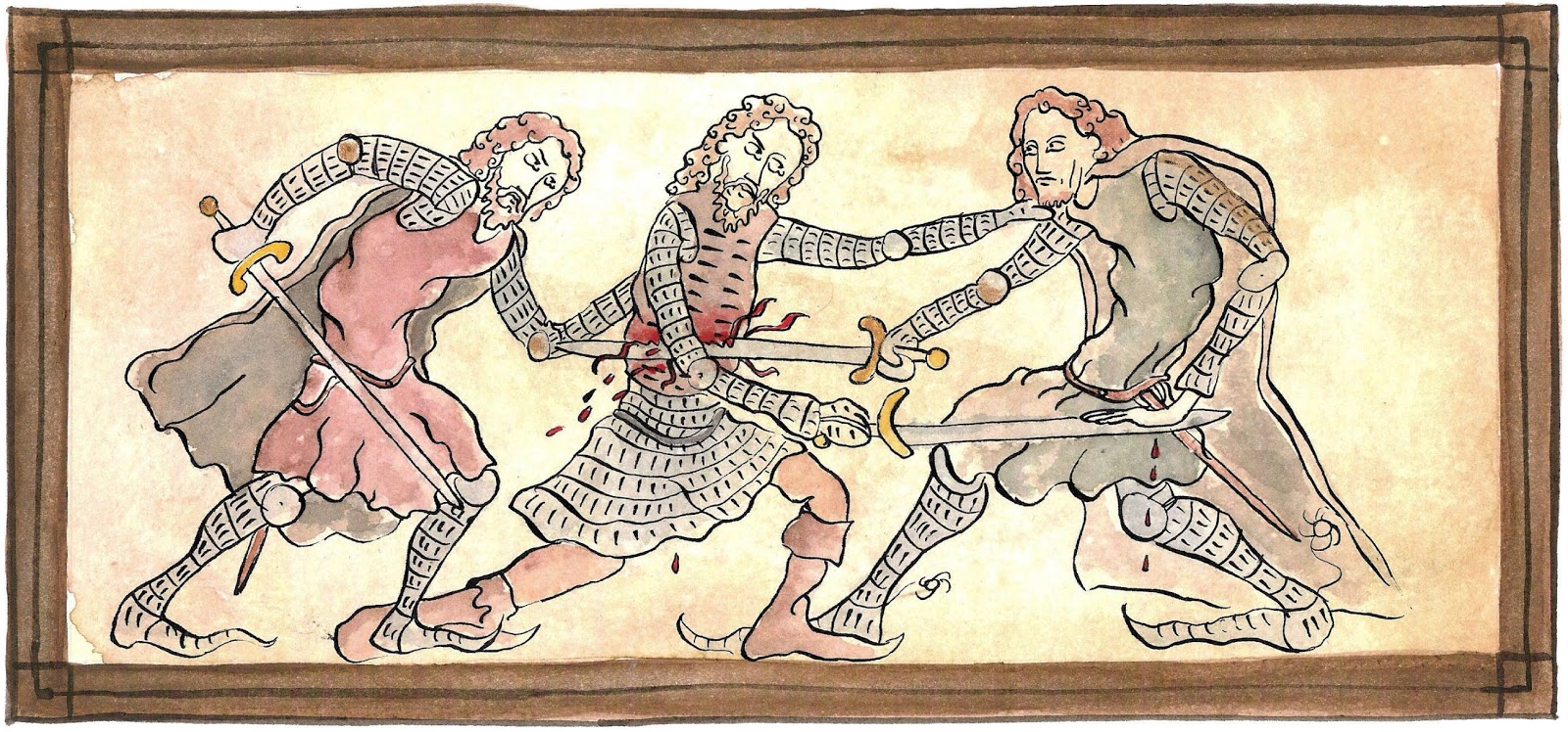 El Mundo a Trazos: Ilustraciones del Cantar de los Nibelungos III