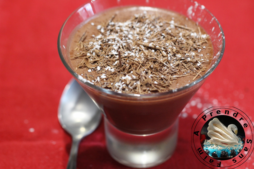 Mousse au chocolat au tofu soyeux sans gluten A Prendre Sans Faim