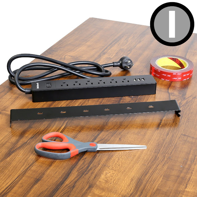 The 5 Fix! How to mount a power strip for under 10