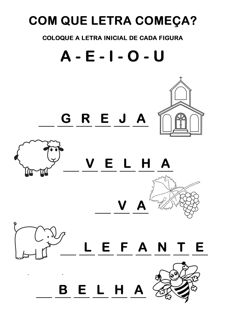 Escolinha Lúdica Vogais