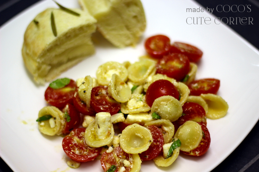 Coco&amp;#39;s Cute Corner: Sommerlicher Pastasalat mit Tomaten und Feta - let ...