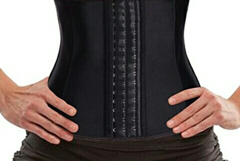 Eleady Waist Cincher: Ladies Steel Boned Body Shaper - Women's Tummy Trimmer Waist Slimming Corset