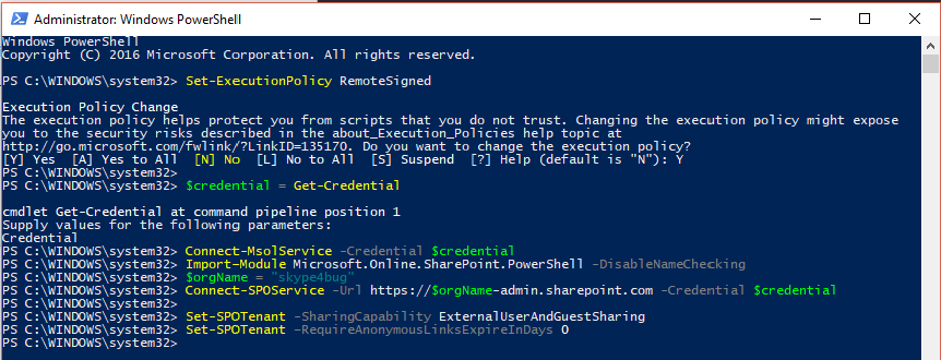 Set Expiration for SharePoint Online Anonymous links in Office 365