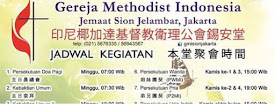 Ibadah Kebaktian Umum GMI Sion, Jakarta. 22 Apr.2018