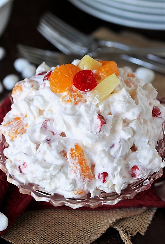 Classic Ambrosia Salad Recipe | The Kitchen is My Playground