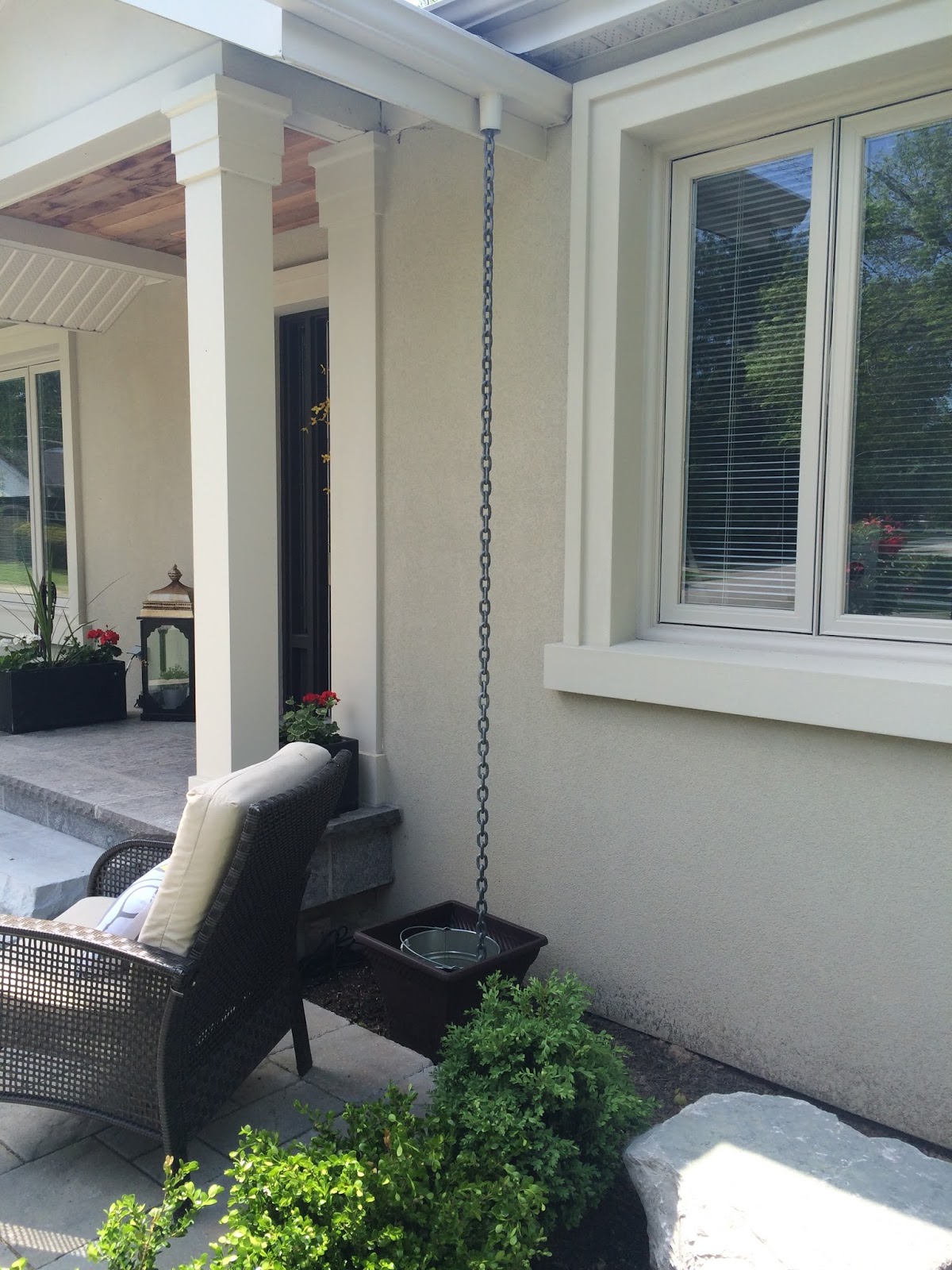Rain Chains…..A Beautiful Alternative to Downspouts! The Eavestrough