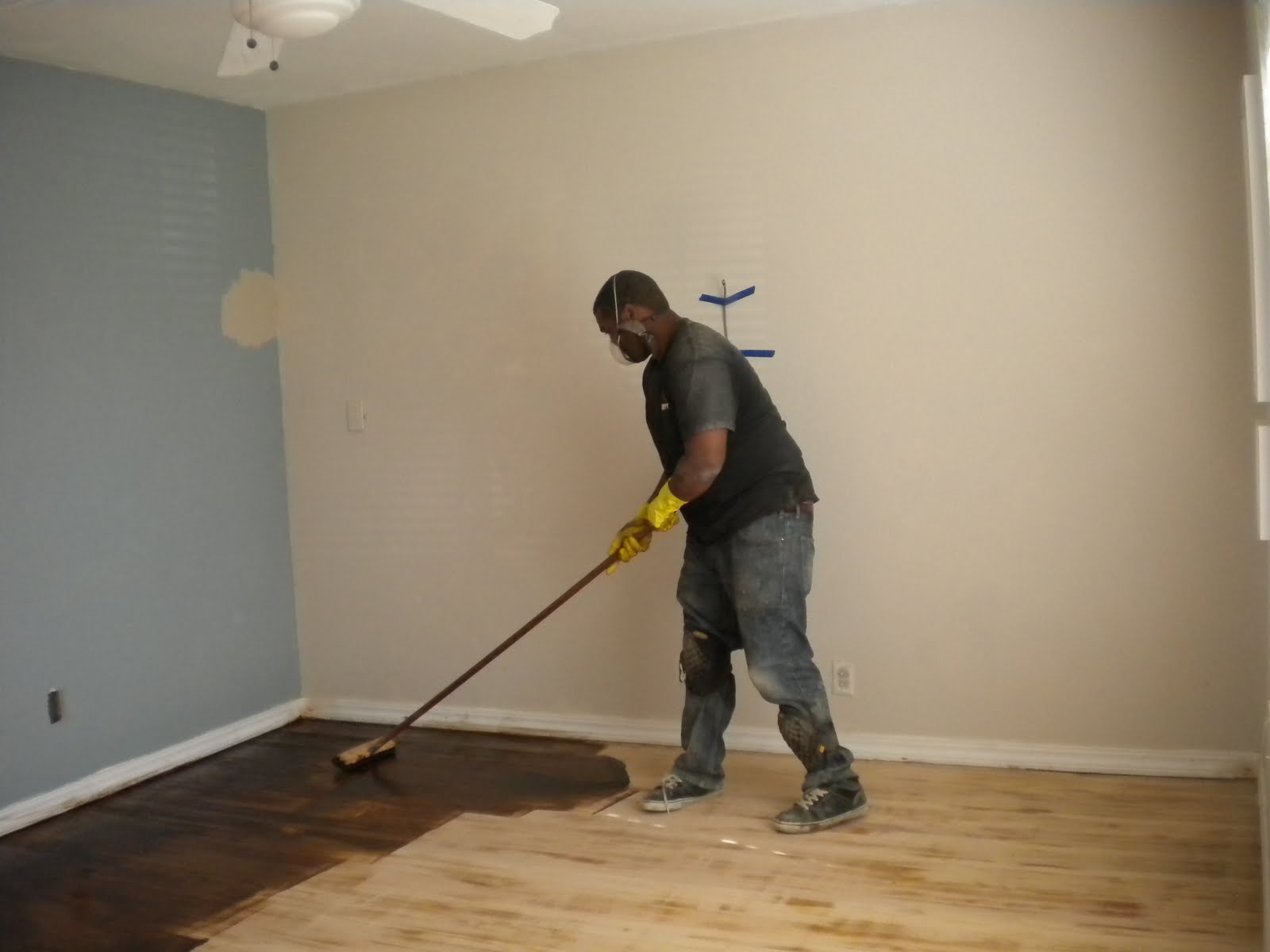 How We Refinished Our Hardwood Floors Home Depot Center