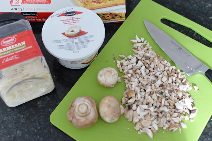 mushroom tartlets, mushroom appetizer recipe, holiday appetizer, creamy mushroom parmesan tartlet