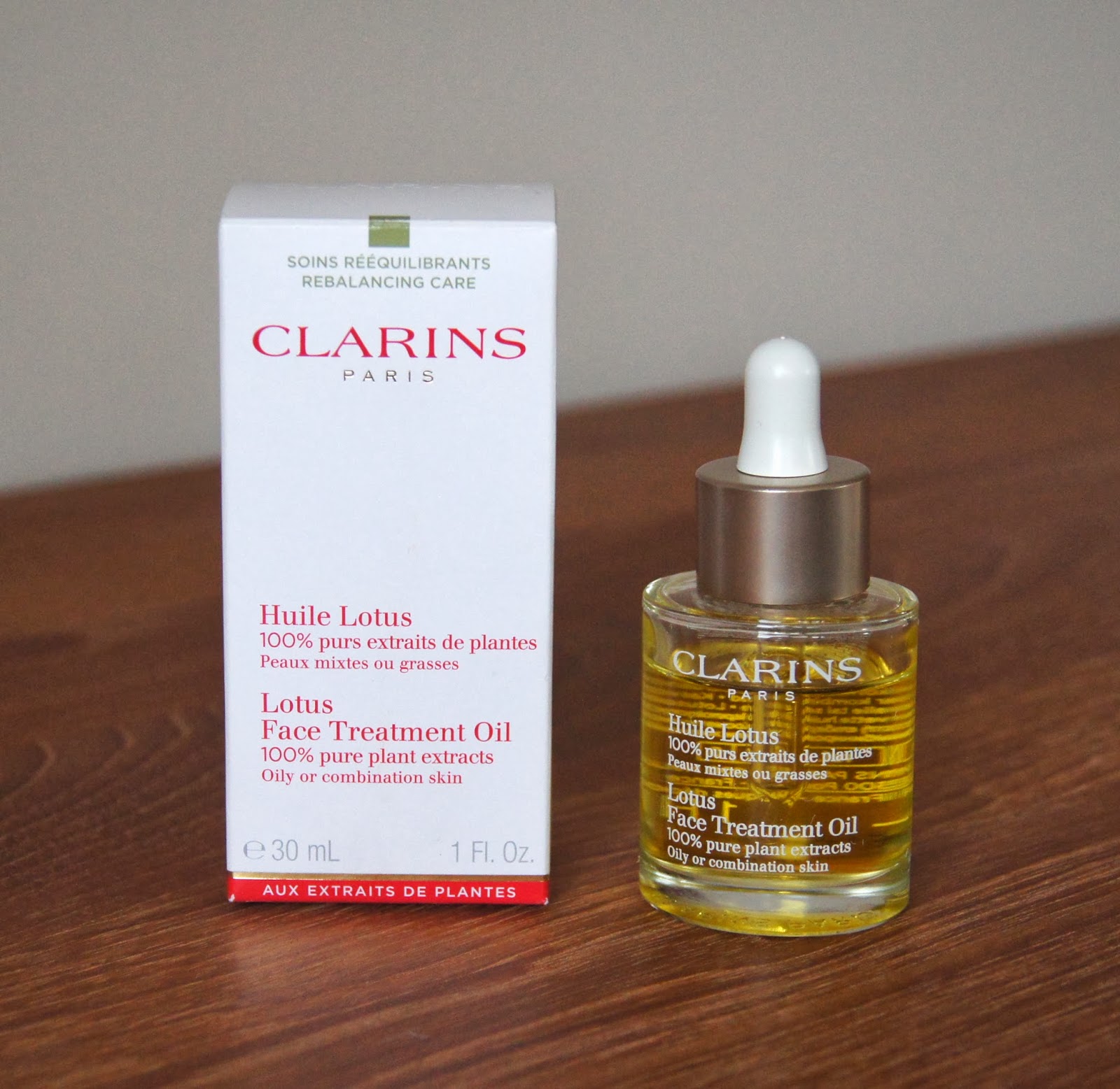 clarins lotus face treatment oil review