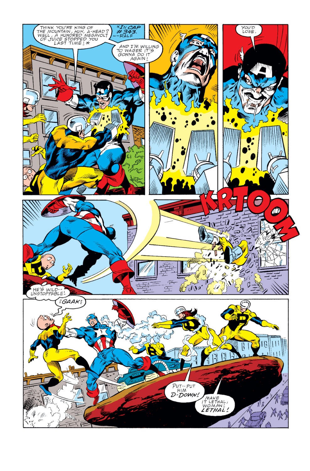 Captain America (1968) Issue #346 #276 - English 21