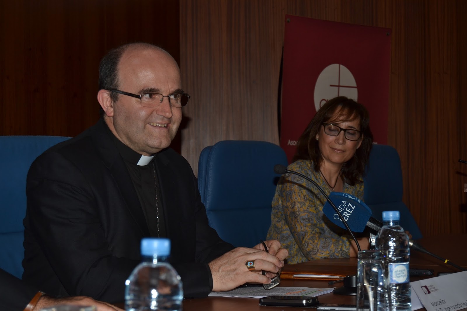 Monseñor José Ignacio Munilla, obispo de San Sebastián, estuvo ayer en
