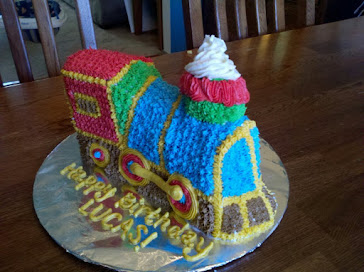 Train Engine Cake