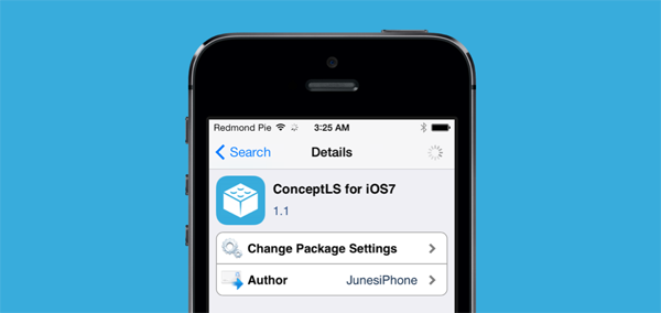 Get the lock screen in iOS last 7 Powered iPhone With ConceptLS