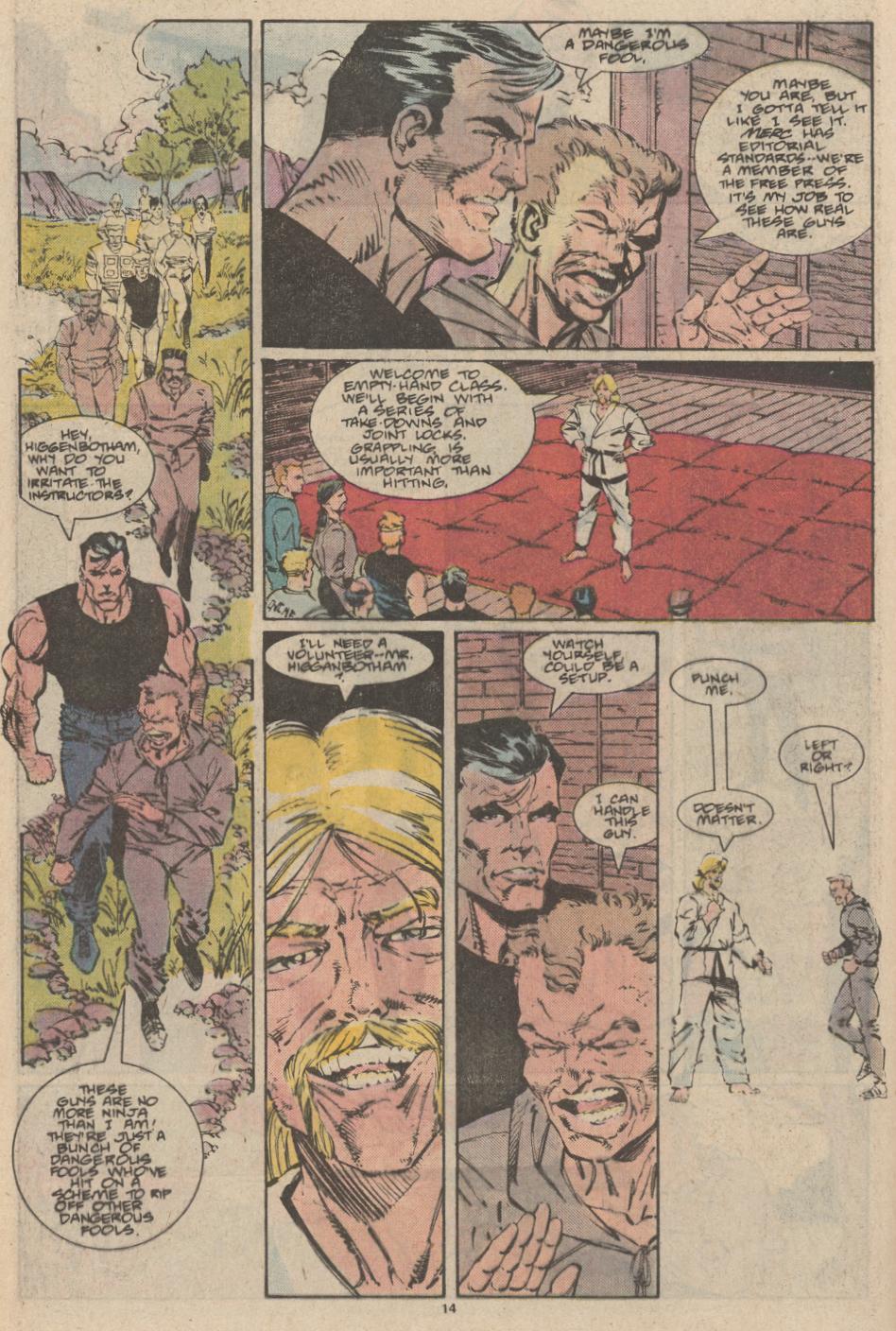 Read online The Punisher (1987) comic - Issue #22 - Ninja Training Camp - 11
