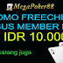 Promo Terbaru Dari MegaPoker88 Untuk Setiap Member Baru Dapat IDR 10.000
