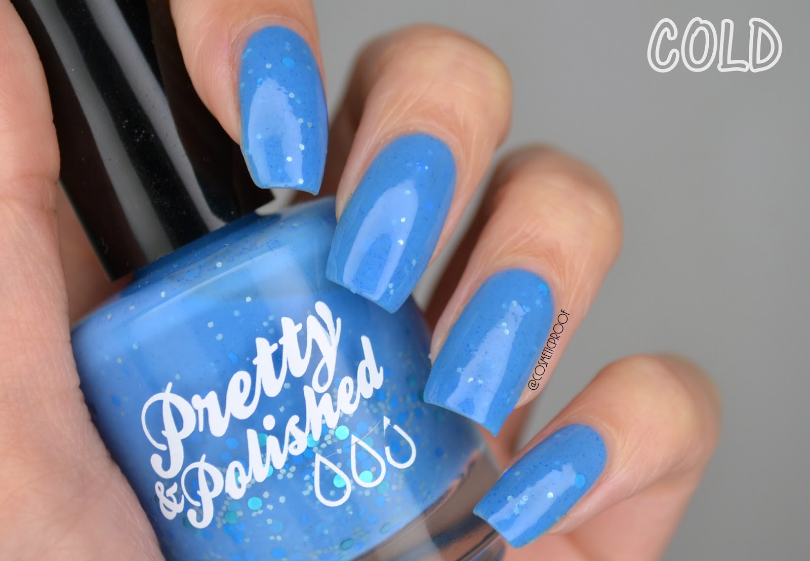 NAILS Pretty & Polished April Showers Swatch (It's a Thermal Polish