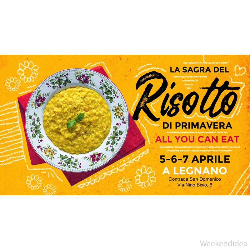 Sagra del risotto di primavera all you can eat 567 aprile Legnano (MI)