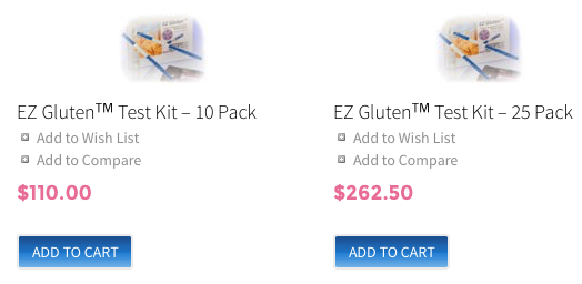  EZ Gluten Home Test Kit