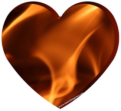 Fondos de pantalla de corazones quemandose