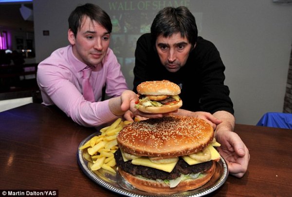 [FOTO] La hamburguesa más grande del Reino Unido