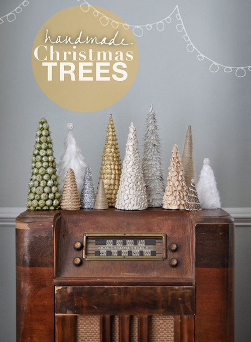 diy unique christmas trees for christmas decorations 2018 tabletop christmas decorations