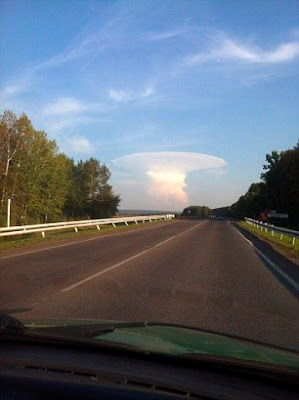 nuclear testing mushroom