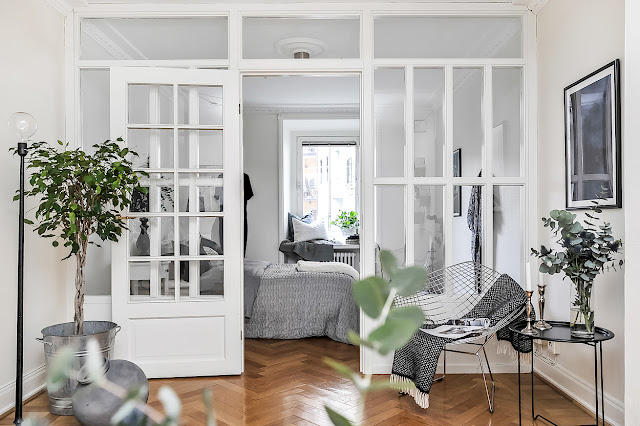 Fresh and bright Scandinavian apartment