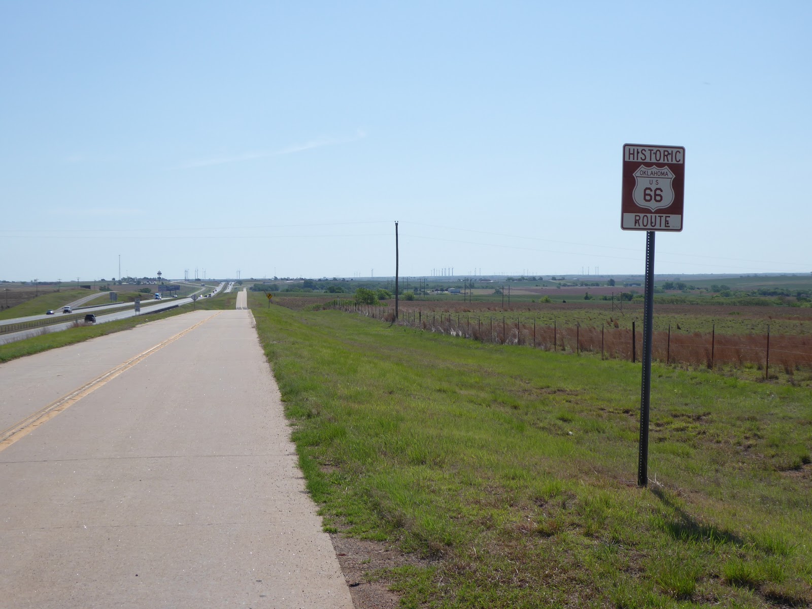Bob on a Bike Elk City, OK to Hinton, OK