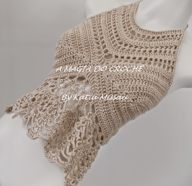 Katia Missau Cropped De Croche Top De Croche Cropped Valentina