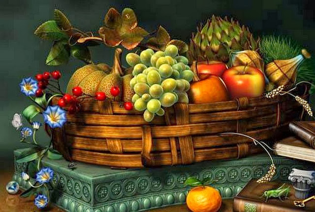 FRUTAS--BODEGON-PINTURA