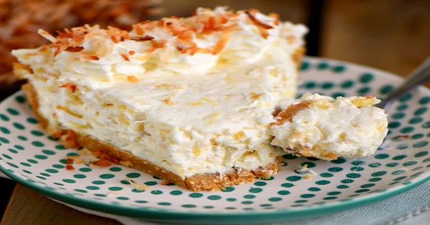 No Bake Pina Colada Cream Pie Recipe No Bake Pina Colada Cream Pie Recipe