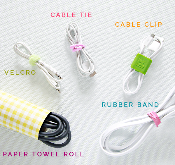 Tips and Products for Organizing Cords and Cables