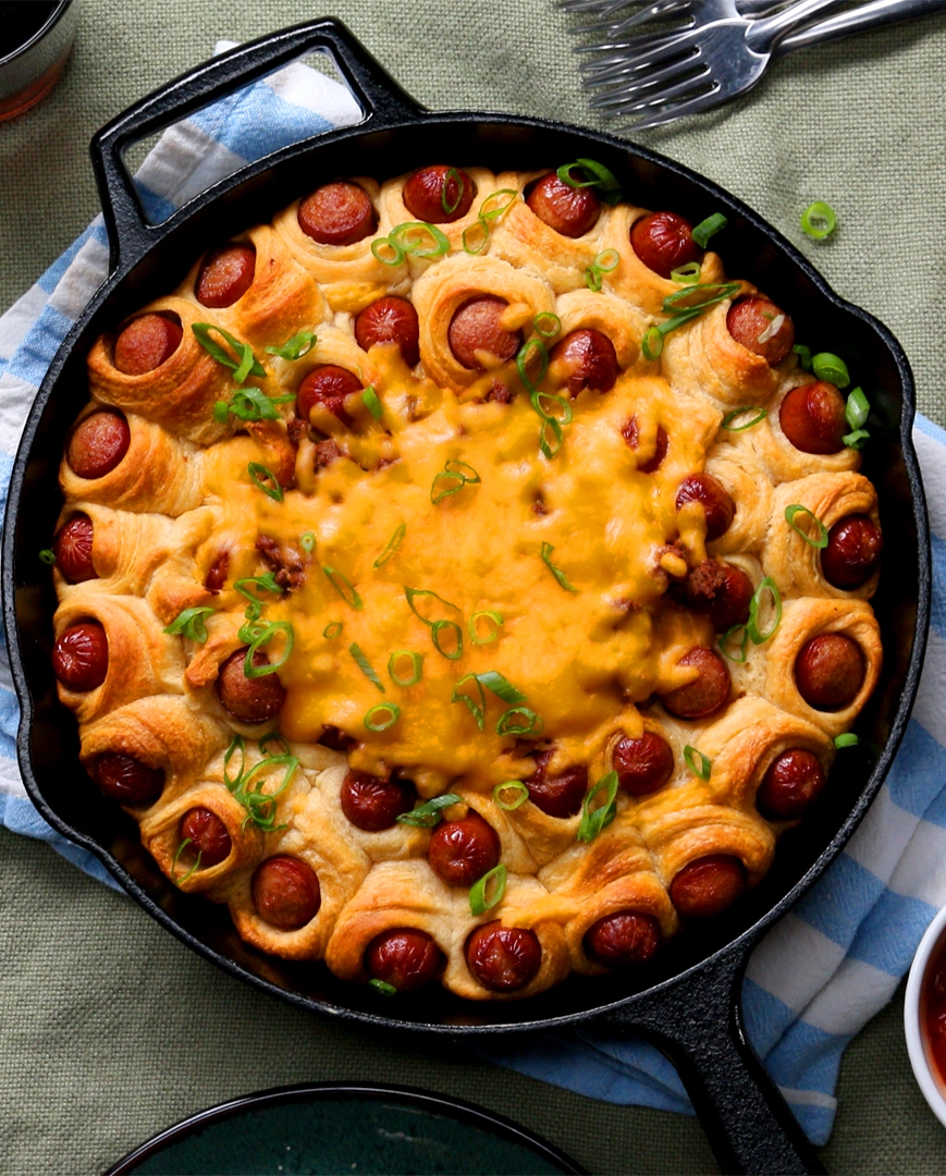 Chili Dog Bréad Ring Aimer La Cuisine