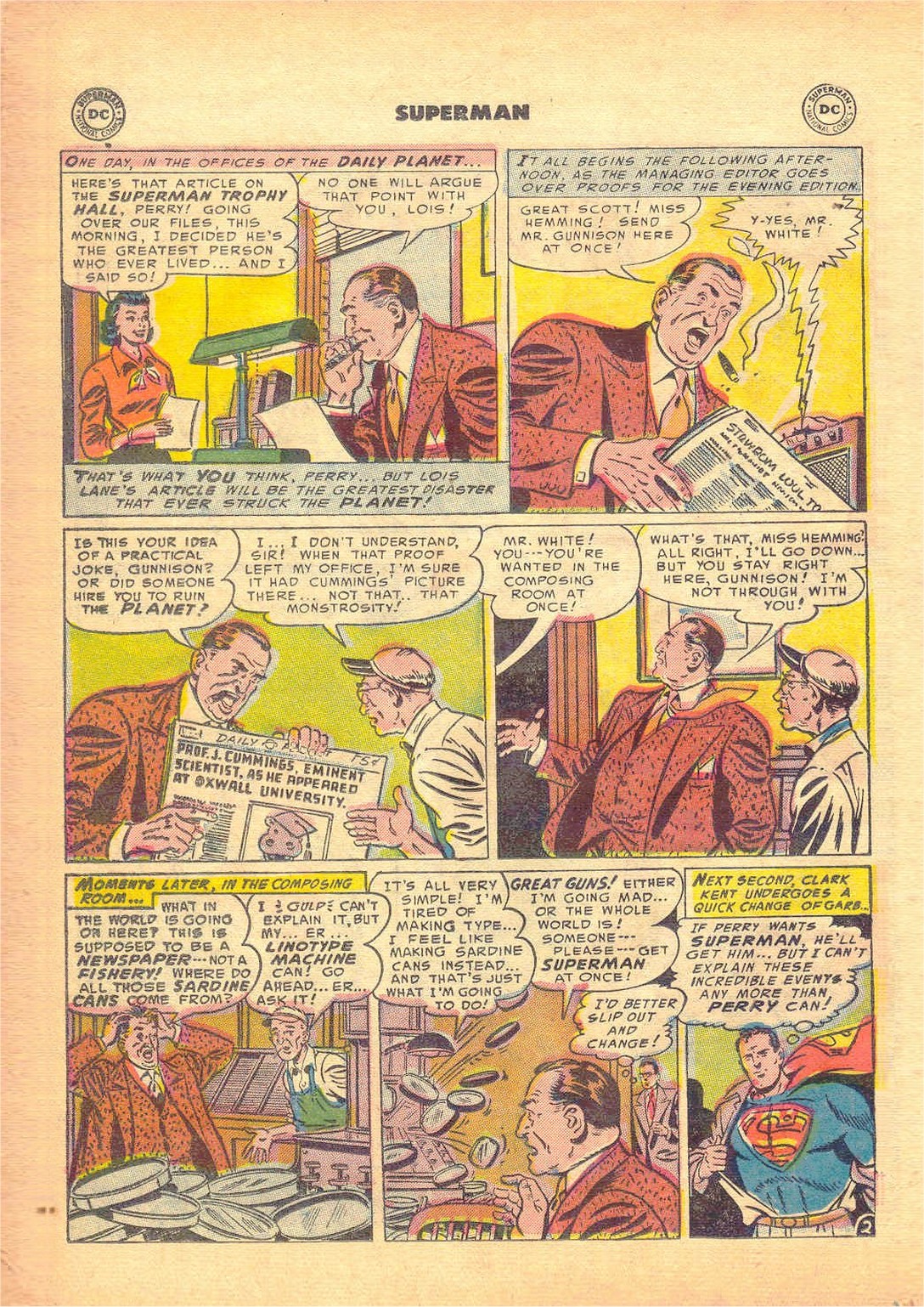 Read online Superman (1939) comic -  Issue #86 - 32