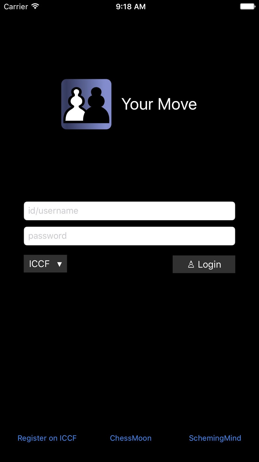 my chess apps your move correspondence chess app for iphone ipad