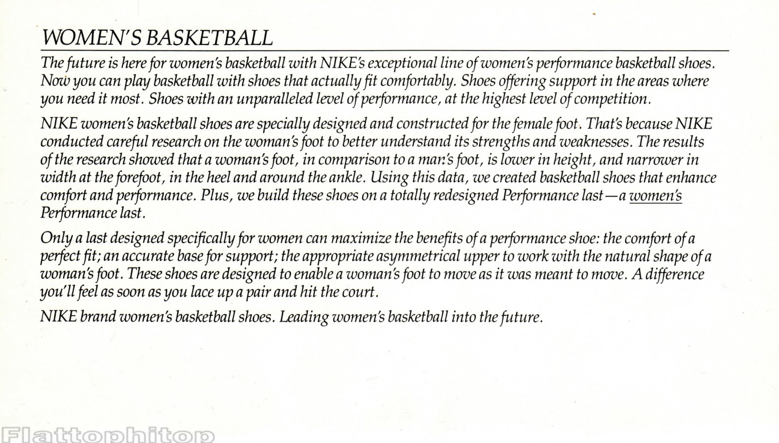 catalog NIKE Basketball SPRING 1990