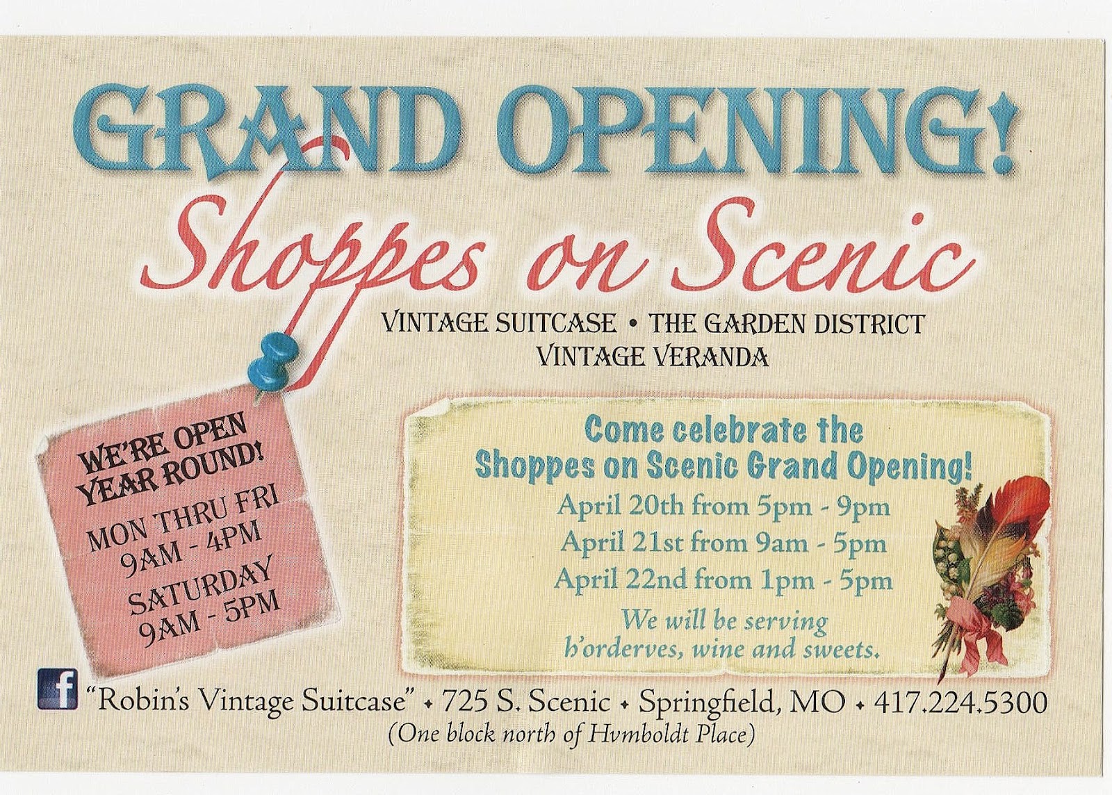 common ground Robin's Vintage Suitcase