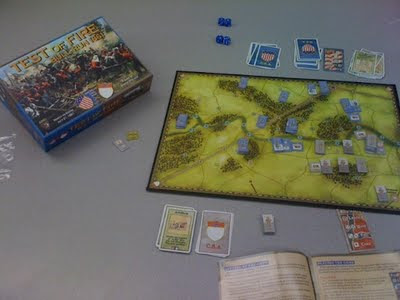 Battle of Bull Run game in play
