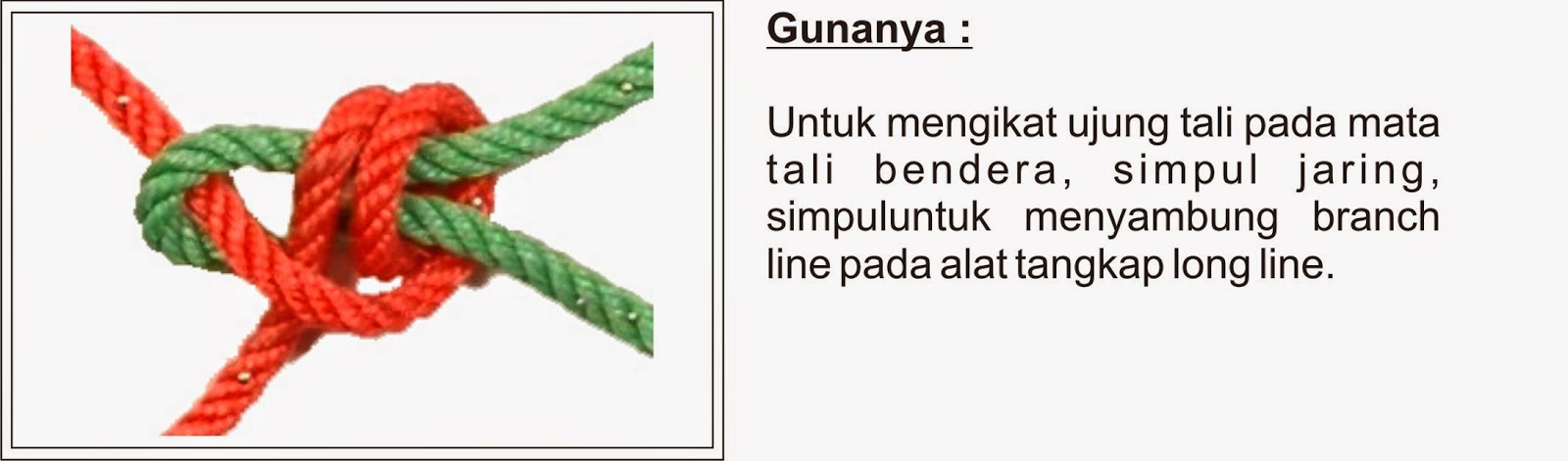 MEDIA PENYULUHAN PERIKANAN: MENGENAL MACAM-MACAM SIMPUL TALI DALAM ...