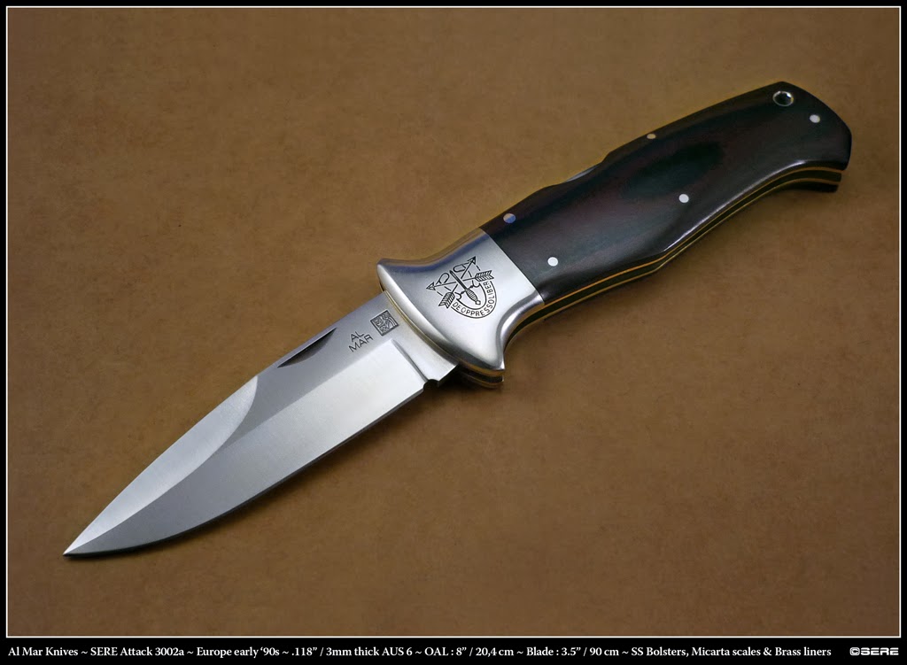 SERE KNIVES & PHOTOGRAPHY Al Mar Knives Vintage SERE Attack 3002a