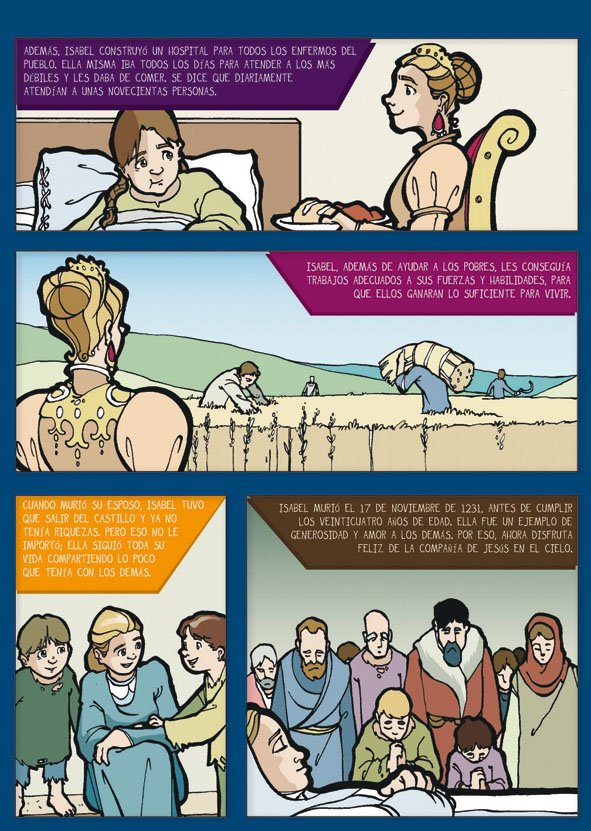 ReliArtes Santa Isabel de Hungría Comic