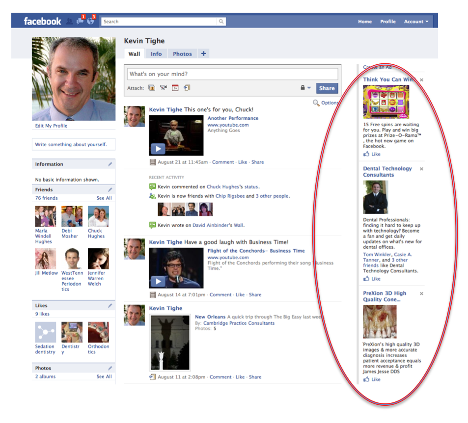 Thoughts on Advertising Ad Spots on Facebook Page