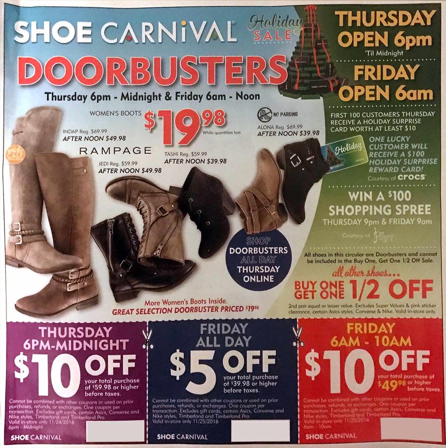 shoe station shoe carnival flyer