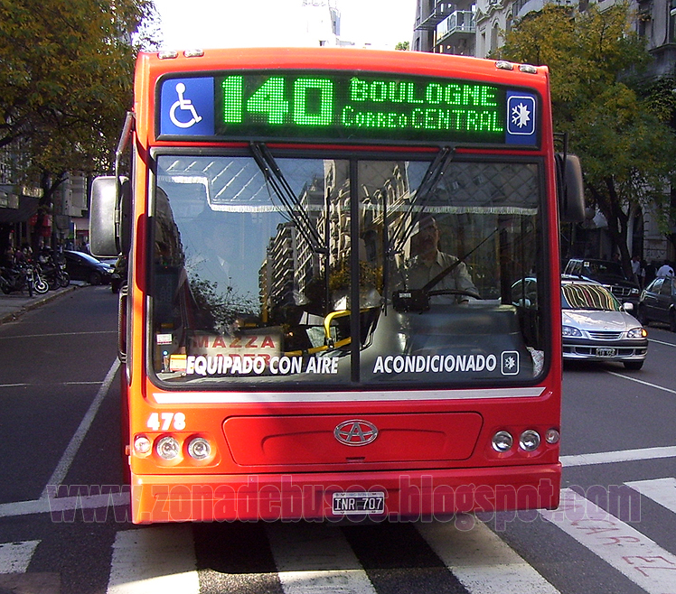 Colectibus Zona de Buses LINEA 140