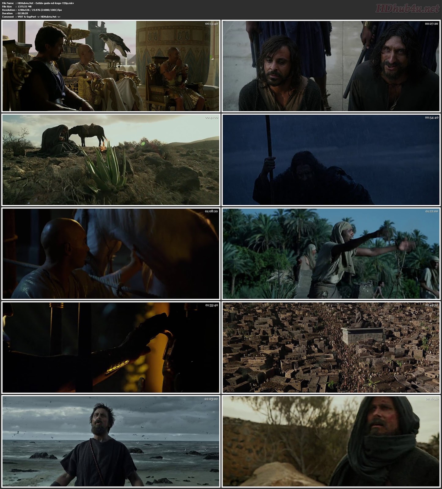 Exodus Gods And Kings 2014 ORG Hindi Dual Audio 720p BluRay Download