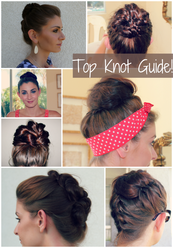 bloggerkittyred Top Knot Guide/Tutorials